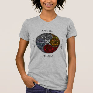 Naturlig wholeness och närvaro för återkräva t-shirt