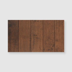 Naturlig Wood magnetisk visitkort