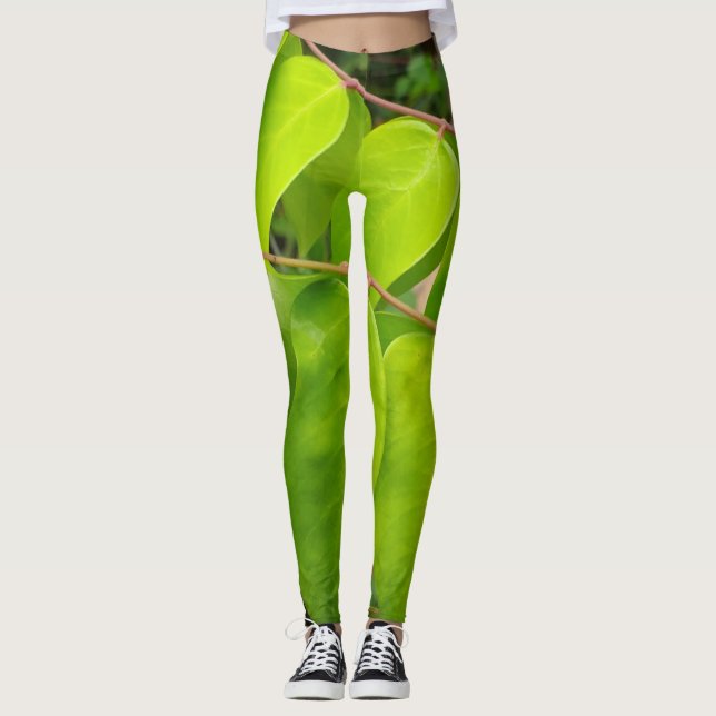 Naturliga baljväxter leggings (Framsida)