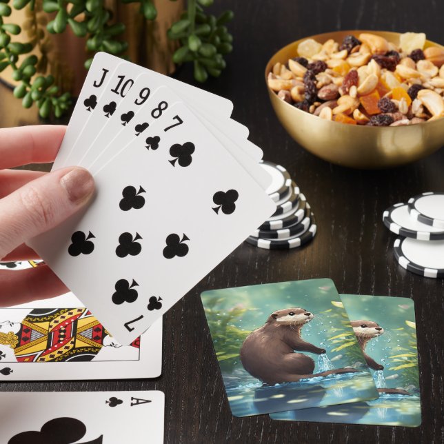 Naturliga Björnar Klassiska Spelkort (På plats)
