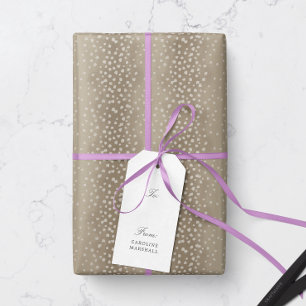 Naturliga brun Baby Hjort Fawn Spots Presentpapper
