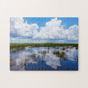 Naturliga Everglades landskap Pussel