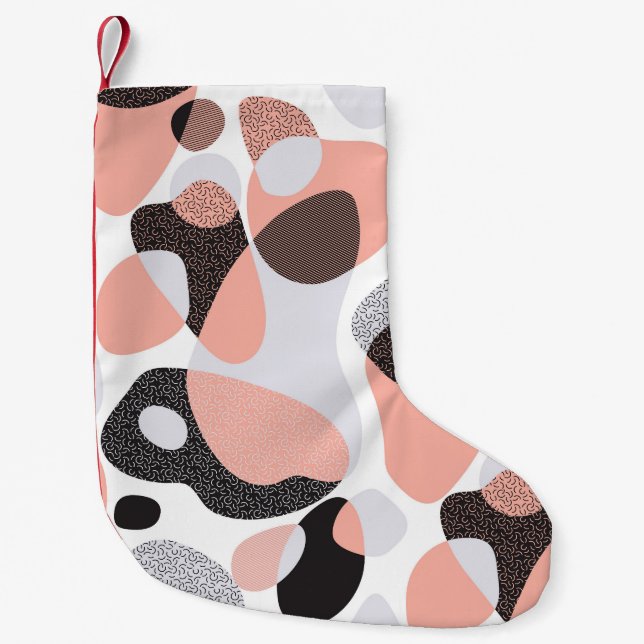 Naturliga former: Geometric Seamless Struktur. Liten Julstrumpa (Framsidan)