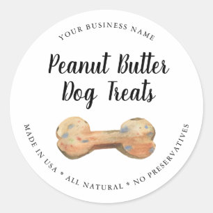 Naturliga Gourmet Hundgodis Runt Klistermärke