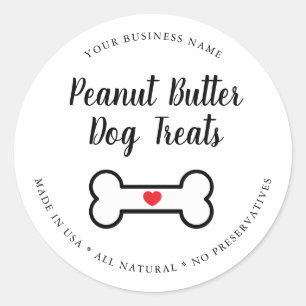 Naturliga Gourmet Hundgodis Runt Klistermärke