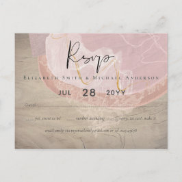 Naturliga jorden Rustic Woodland Löv Vykort