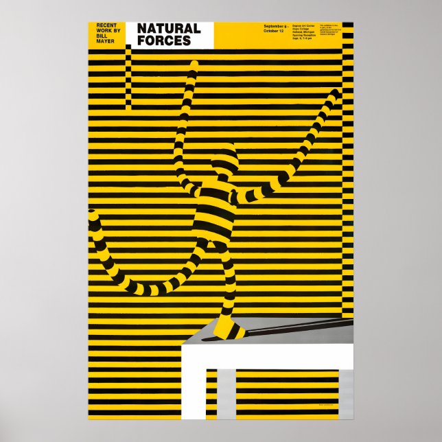 Naturliga Krafters Konceptuell Konsttryck – Minima Poster (Framsidan)