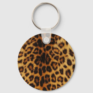 Naturliga leopardspatter nyckelring