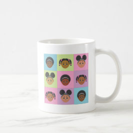 Naturliga mina barn efter MDillon-design Kaffemugg