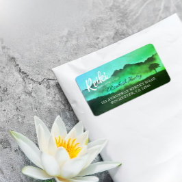 Naturliga Reiki Master Yoga Mediation-instruktör Adressetikett