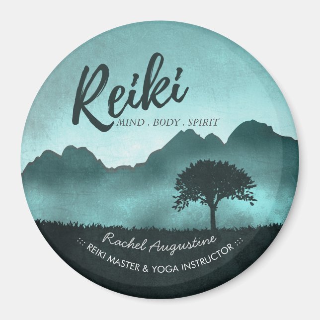 Naturliga Reiki Master Yoga Mediation-instruktör Magnet (Framsidan)
