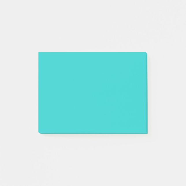 Naturliga Robin's Egg Blue Färg Post-it Block (Framsida)