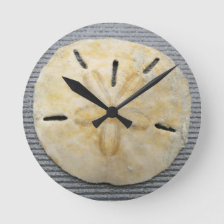 Naturliga sanddollar rund klocka