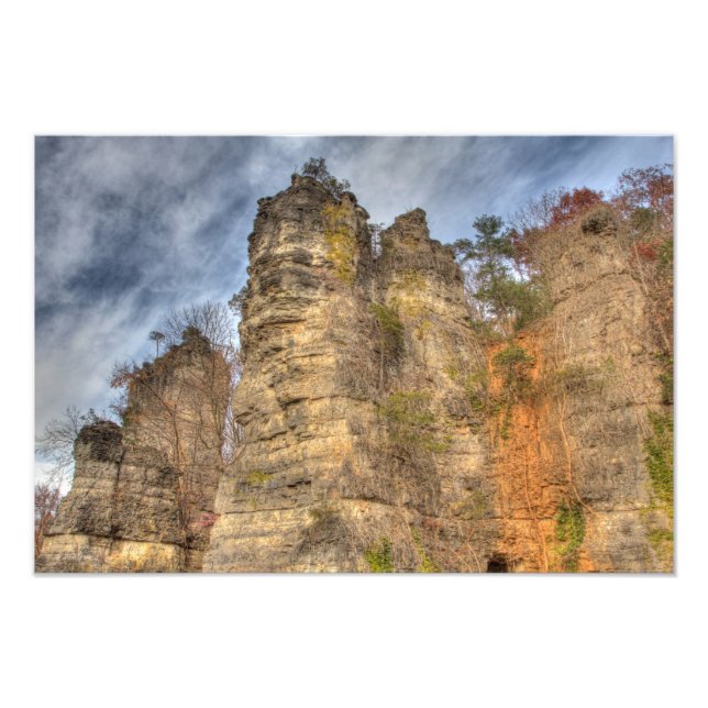 Naturliga Skorsten, Virginia Fototryck (Framsidan)