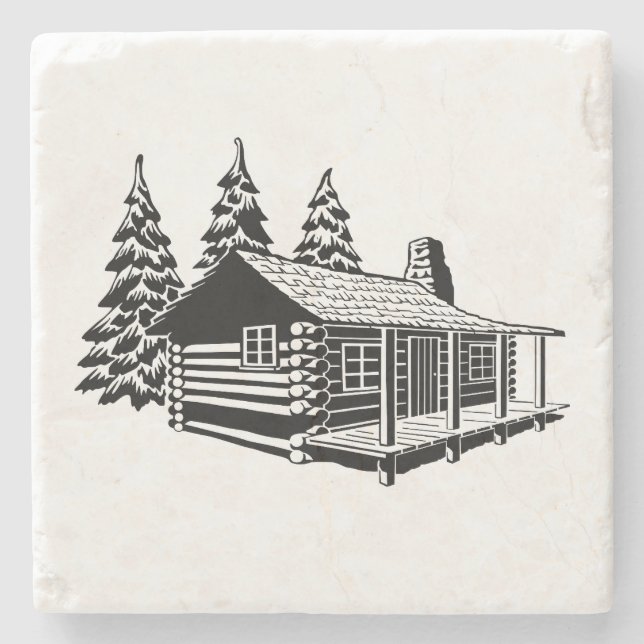 NATURLIGA STENUNDERSÄTTARE, LOG CABIN STENUNDERLÄGG (Framsidan)