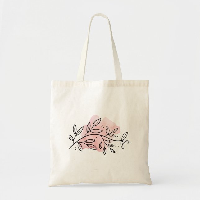 Naturliga stil tote bags tygkasse (Framsidan)