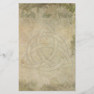Naturliga Triquetra, jordluftvatten Brevpapper