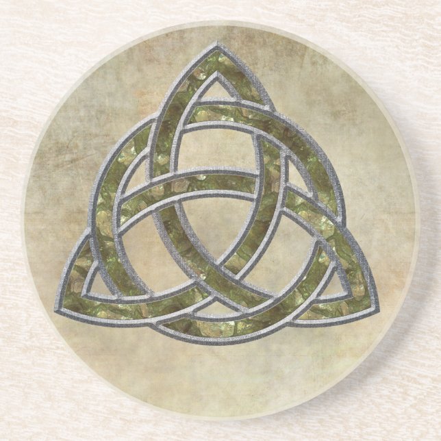Naturliga Triquetra Underlägg Sandsten (Framsidan)