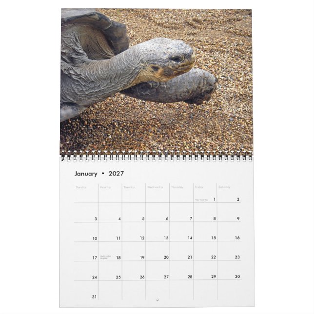 Naturliga under av den Australien kalendern Kalender (Jan 2027)