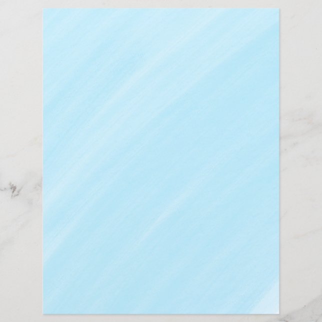 Naturligt blått vattenfärgsskrapbokning Papper (Framsida)