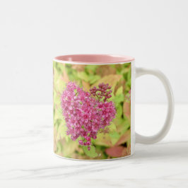 Naturligt blommande hjärta - piercing by <Pil höge Två-Tonad Mugg