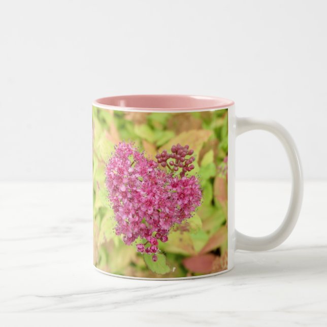 Naturligt blommande hjärta - piercing by <Pil höge Två-Tonad Mugg (Höger)