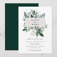Naturligt botaniskt avfall Ram Bröllop