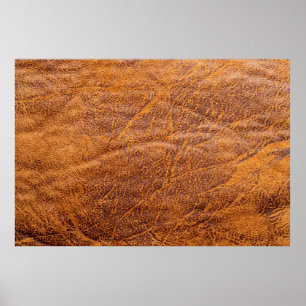 Naturligt brunt lädertexturtextur, läder, skidläde poster