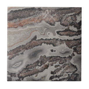 Naturligt Crazy Snöre Agate Photo Tile Kakelplatta