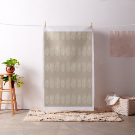 Naturligt ekologiskt utseende Linen Cream Handflat Tyg