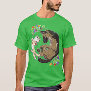 Naturligt flöde av Pixie och Brutus T Shirt