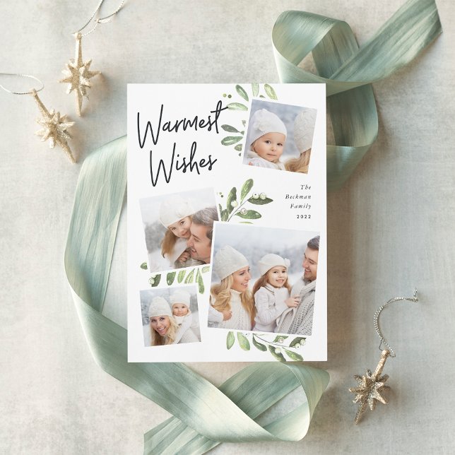 Naturligt Glatt | Julfotopassage Julkort (Skapare uppladdad)