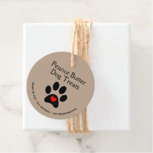 Naturligt Gourmet Hund Treat Prist Gåvor Etiketter