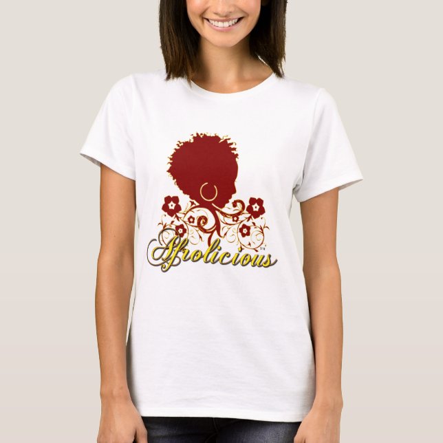 Naturligt hår: Afrolicious Tee (Framsida)