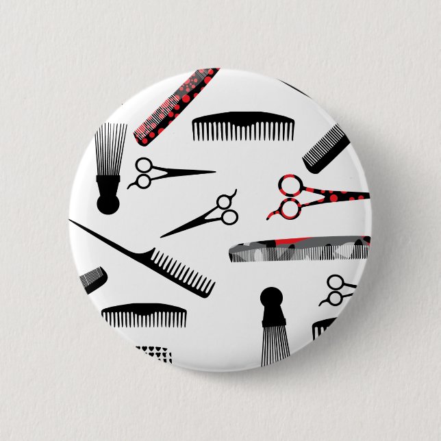 Naturligt hårsvart knapp (Framsida)