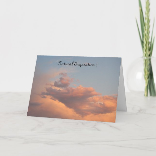 Naturligt inspirationskort för Ambers! Kort (Framsida)