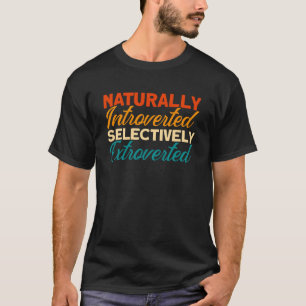 naturligt introducerad selektivt extroverad intr t shirt