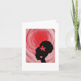 Naturligt Kärlek Notecard Helgkort