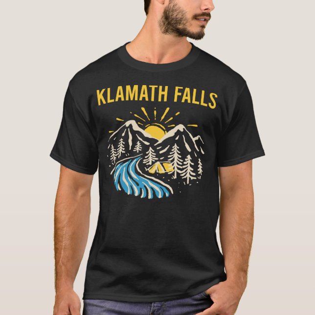 Naturligt liggande Klamath Falls T Shirt (Framsida)