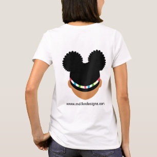 Naturligt mig Bekläda-n-Baksida utslagsplats T-shirt