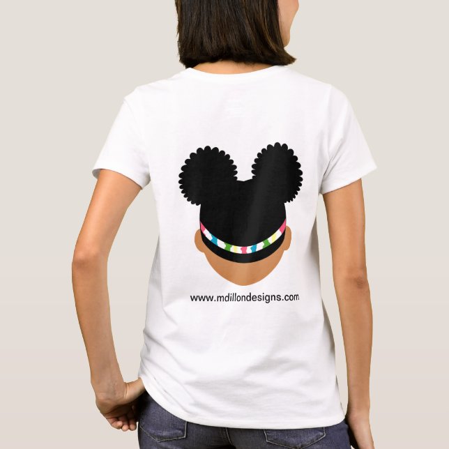 Naturligt mig Bekläda-n-Baksida utslagsplats Tee (Baksida)