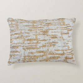 Naturligt mönster för trädskällabstrakt prydnadskudde