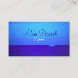 Naturligt och djärvt moderna synhavet och Himlar m Visitkort