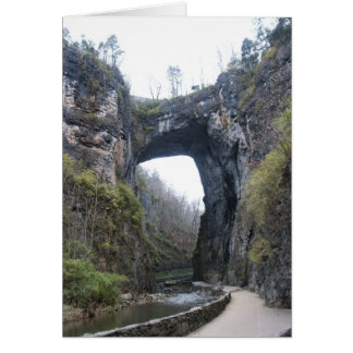 Naturligt överbrygga Va. Hälsningskort