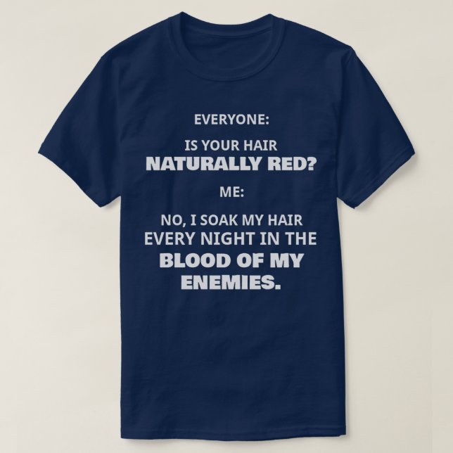 NATURLIGT RED T SHIRT (Design framsida)