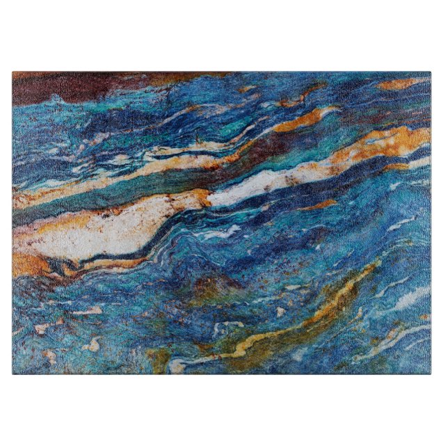 Naturligt stenblock av Mönster-glas (Framsidan)