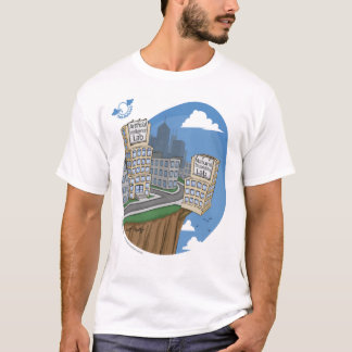 Naturligt stupidationsskikt t shirt