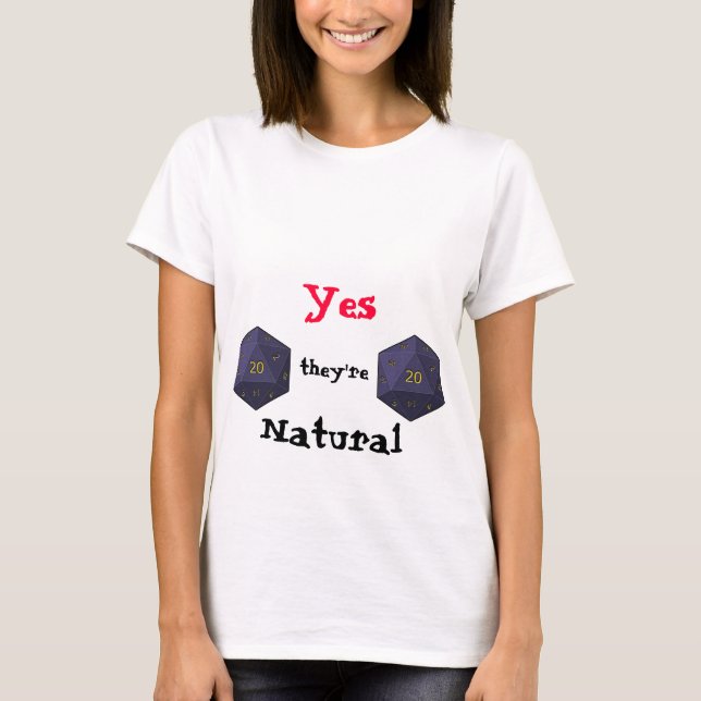 Naturligt T Shirt (Framsida)