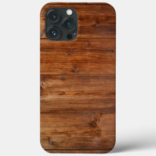 Naturligt trädesign iPhone 13 Pro Max Fodral