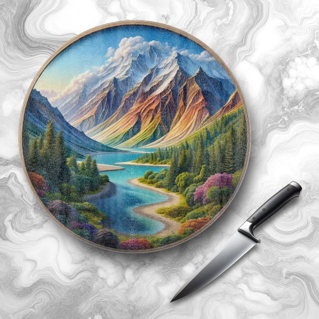 Naturligt träsnitt i liggande/Sjölandskap/skum (Nature Woodcut of Landscape Seascape Skyscape Cover Photo)